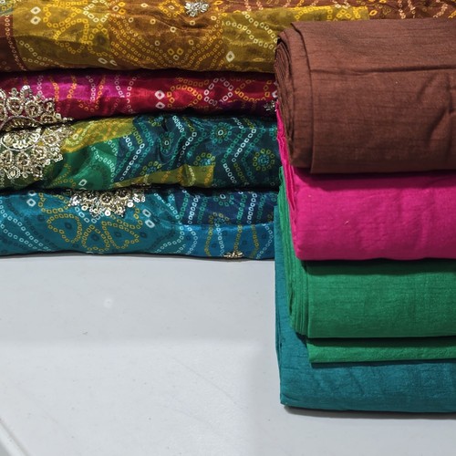 Bandhani organza stickstoff - organza,