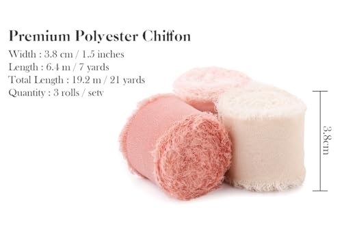 Chiffonband 19 2 m - 3,8, 19,2