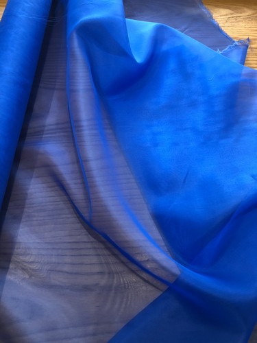 Seidenorganza royalblau - seidenorganza,, 54",