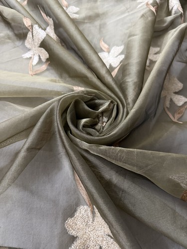 100 seide stickerei organza - stickerei,